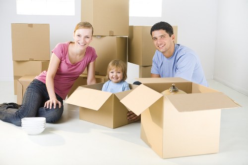 Professional packing services in Hackneywick preparing boxes for a move