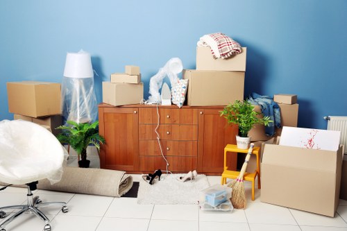 Organised office storage cabinets in Hackneywick