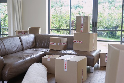 Careful loading of furniture during a small removals move in Hackneywick